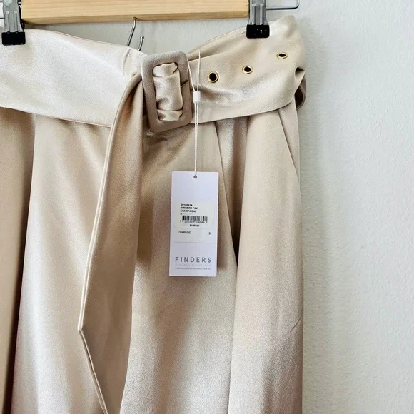 FINDERS KEEPERS AUSTRALIA SONGBIRD PANT IN CHAMPAGNE - SIZE SMALL - Picture 4 of 5